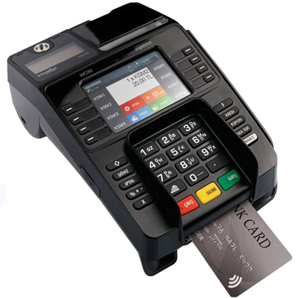 İngenico iDE280 Yeni Nesil Masaüstü YazarkasaPOS